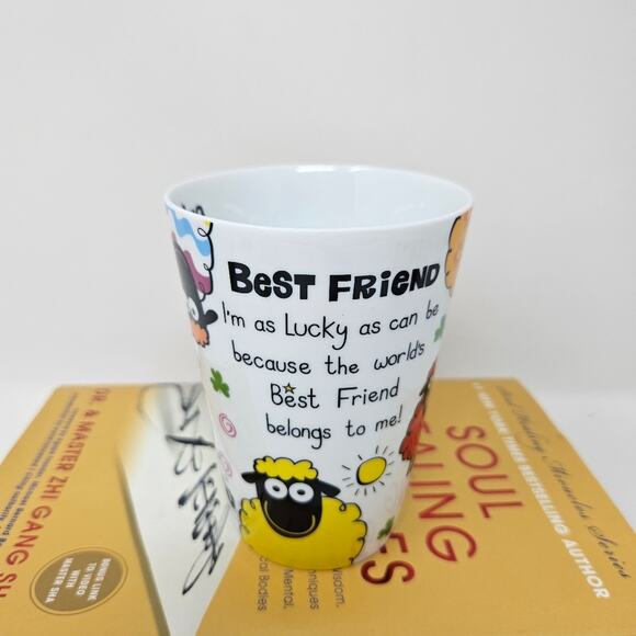 Wacky Woollies Best Friends Ireland Sheep Humor Coffee Cup Mug 12oz - Picture 4 of 5